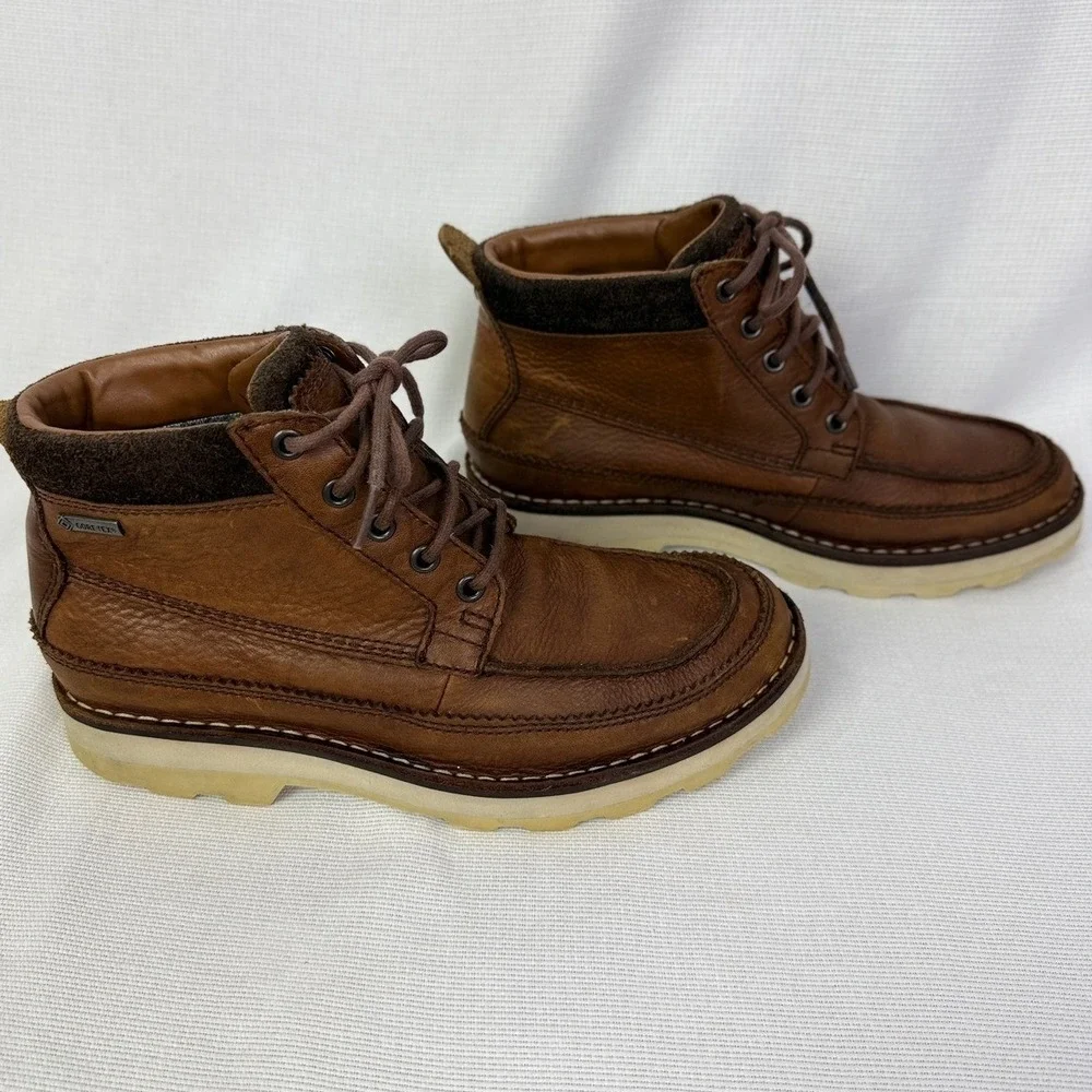 Clarks Leather Ankle‎ Boots Gore-Tex Waterproof Casual Brown Mens Size 7